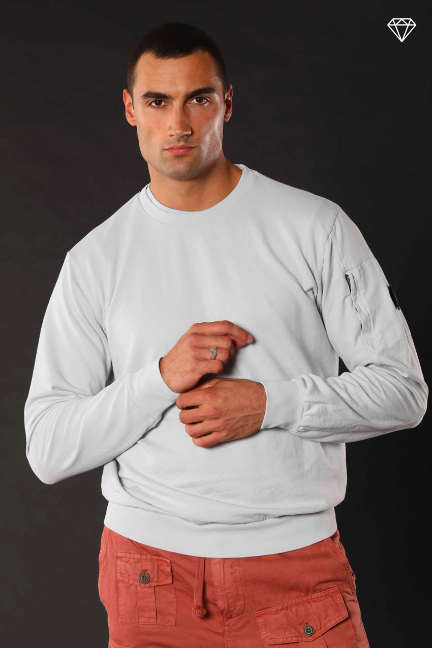 Marlon men's sweatshirt in cotton logo edition ①