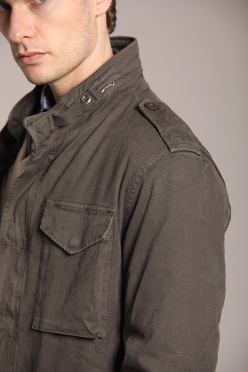 Field Jacket Man M74 Green in Stretch Cotton | Mason's Field Jacket Man M74 Green in Stretch Cotton | Mason's