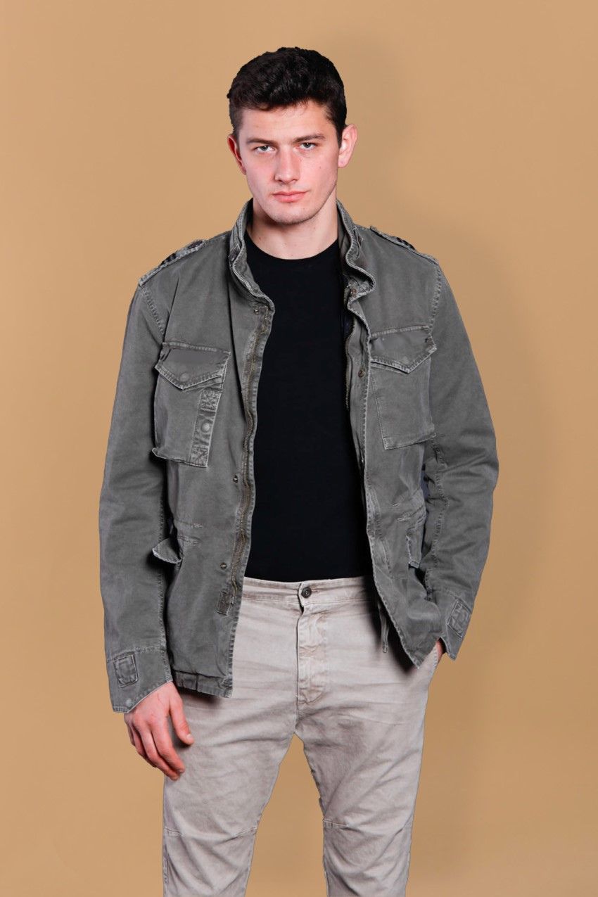 Slim fit field jacket sale