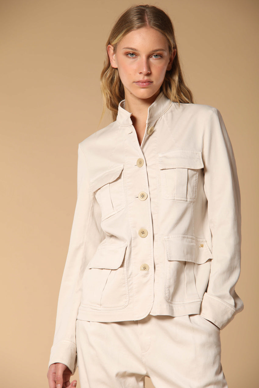 Karen field jacket donna in felpa elasticizzata