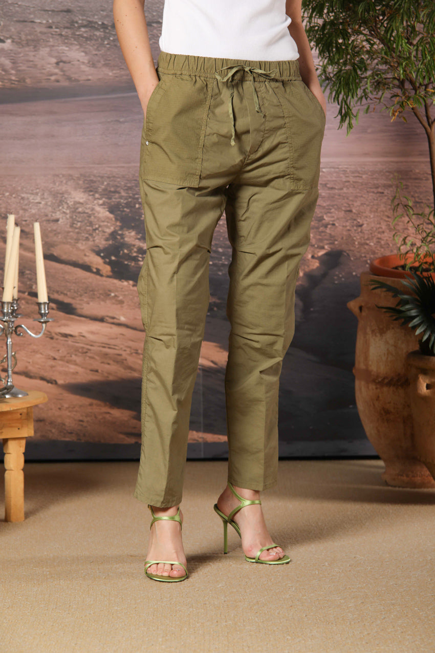 khaki joggers with side pockets