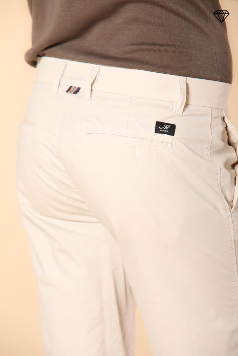 London men's chino bermuda shorts in pima cotton Regular fit ①