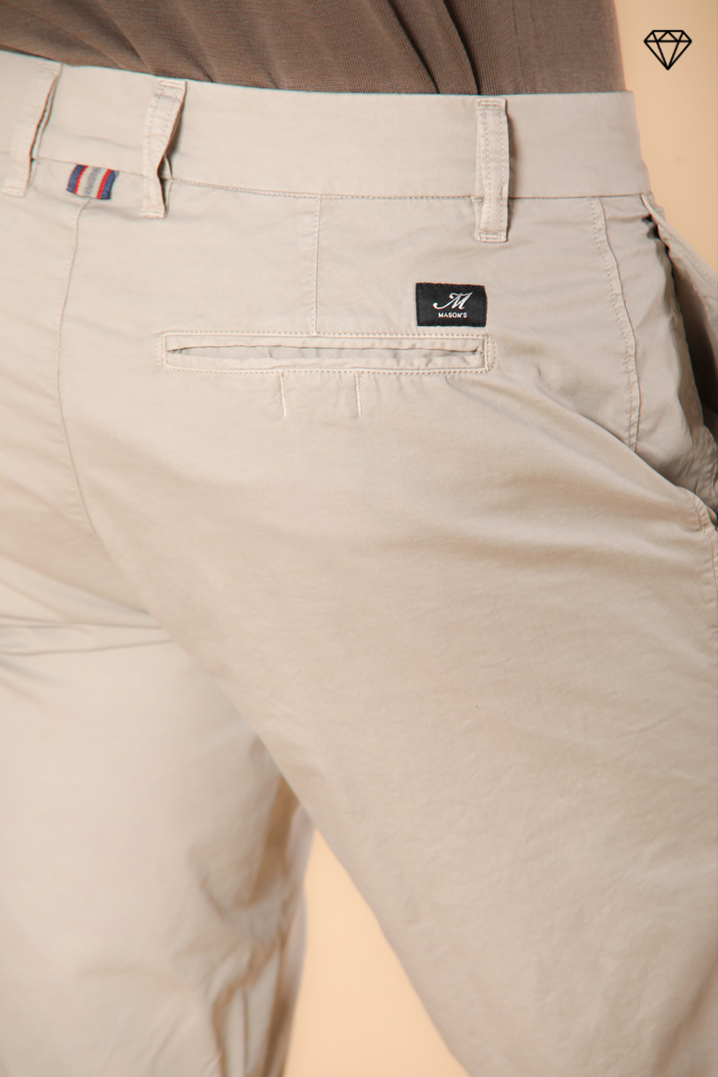 London men's chino bermuda shorts in Pima Cotton Regular fit ①