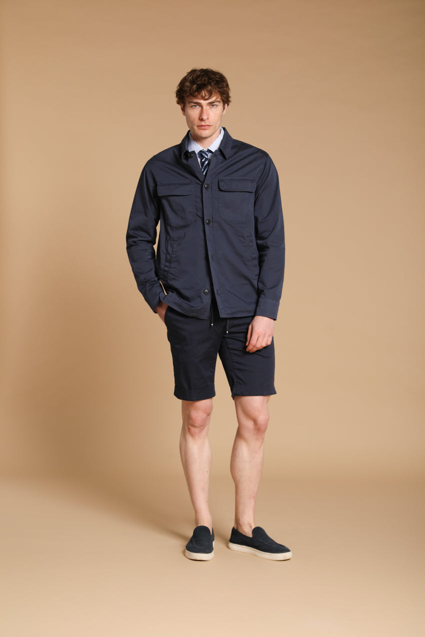 Williams Overshirt Herren aus Techno-Satin Travel Stretch