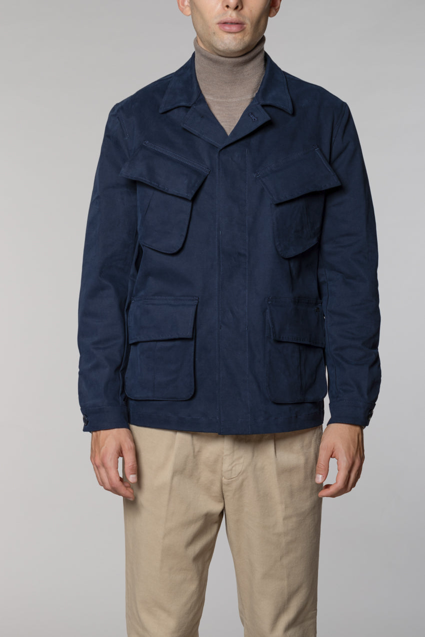 Vietnam Jacket Herrenjacke aus stückgefärbter Gabardine