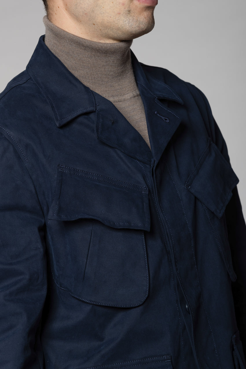 Vietnam Jacket Herrenjacke aus stückgefärbter Gabardine