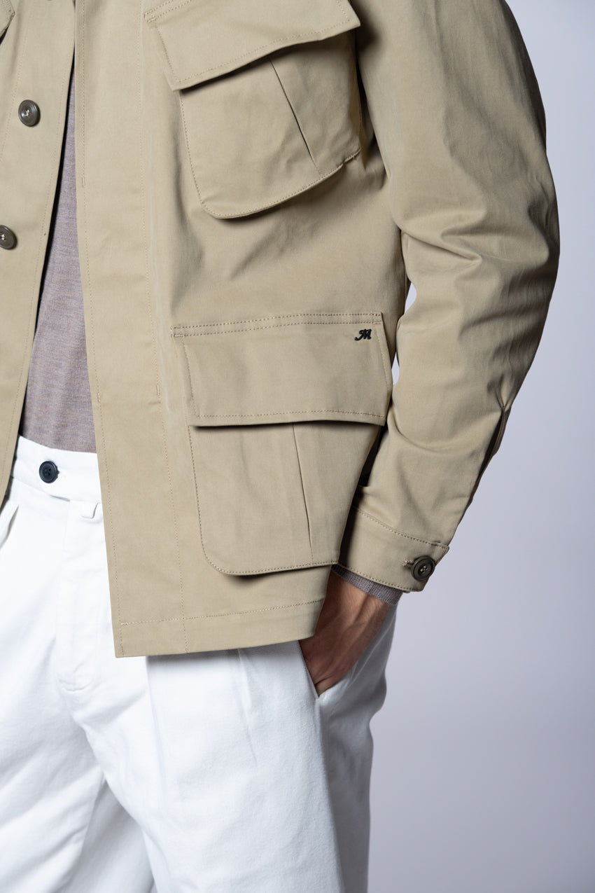 Vietnam Jacket Herrenjacke aus stückgefärbter Gabardine