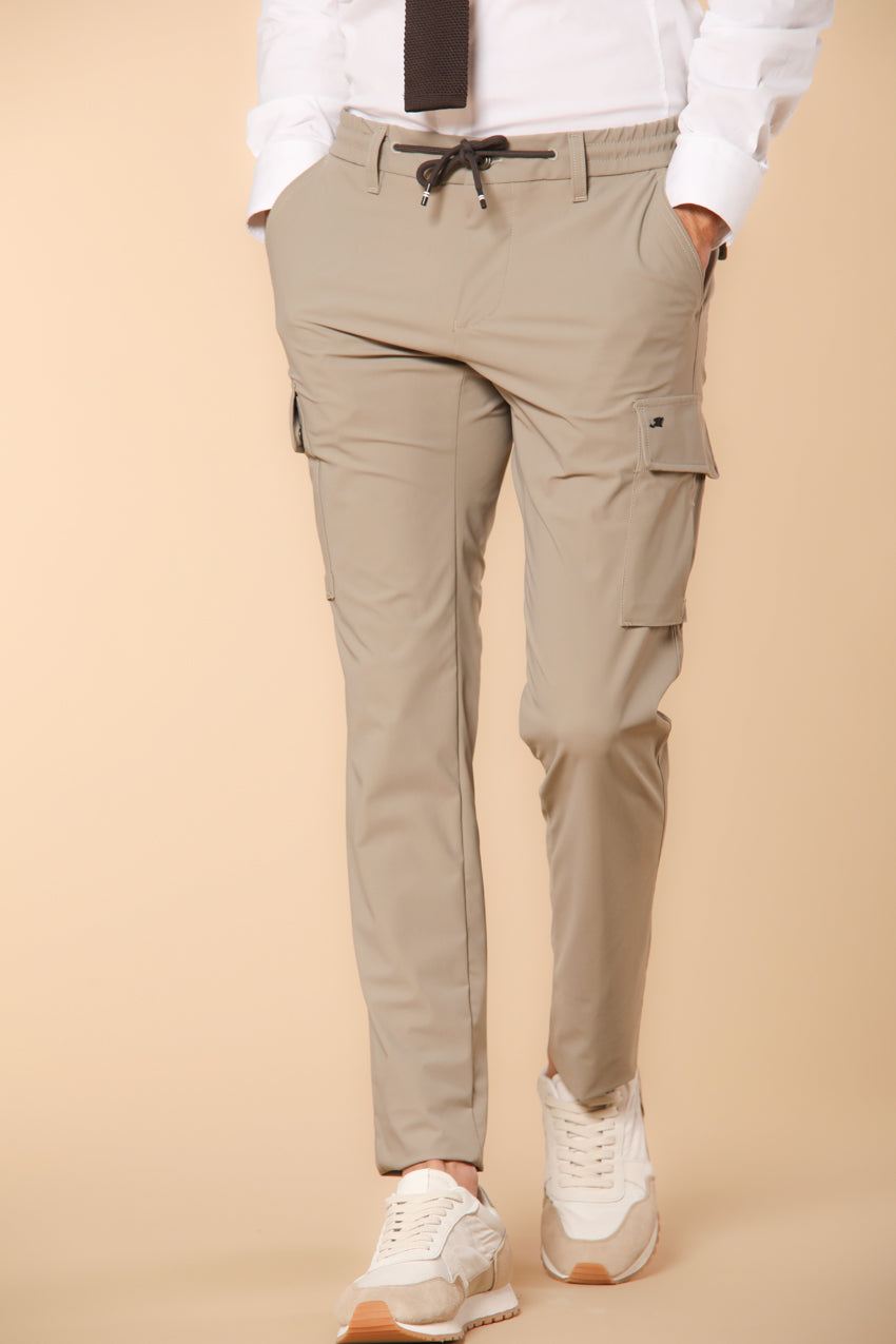 Chile jogger men’s cargo pants in super technical jersey extra sim fit