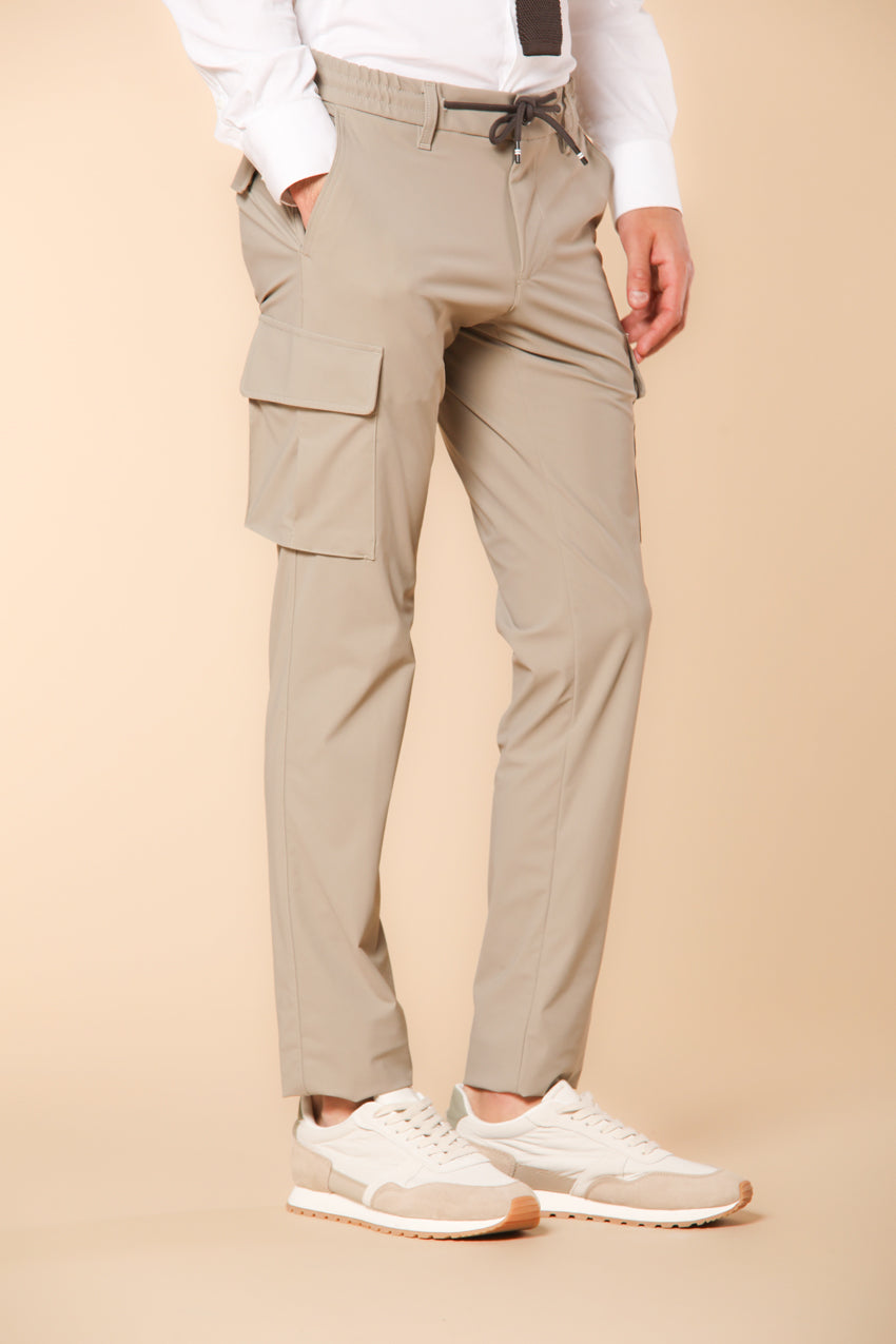 Chile jogger men’s cargo pants in super technical jersey extra sim fit