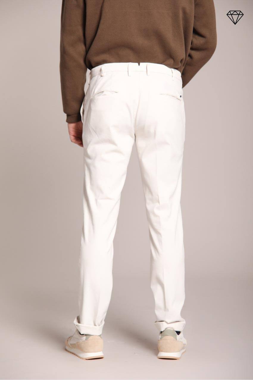 New York Sartoriale pantalon chino homme sartorial en coton laine regular fit ①