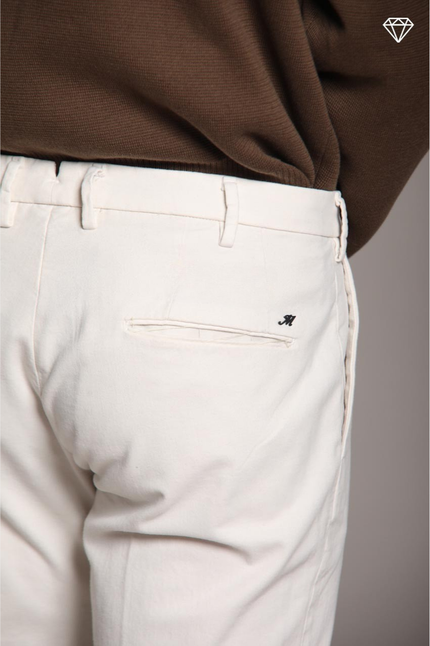 New York Sartoriale pantalon chino homme sartorial en coton laine regular fit ①
