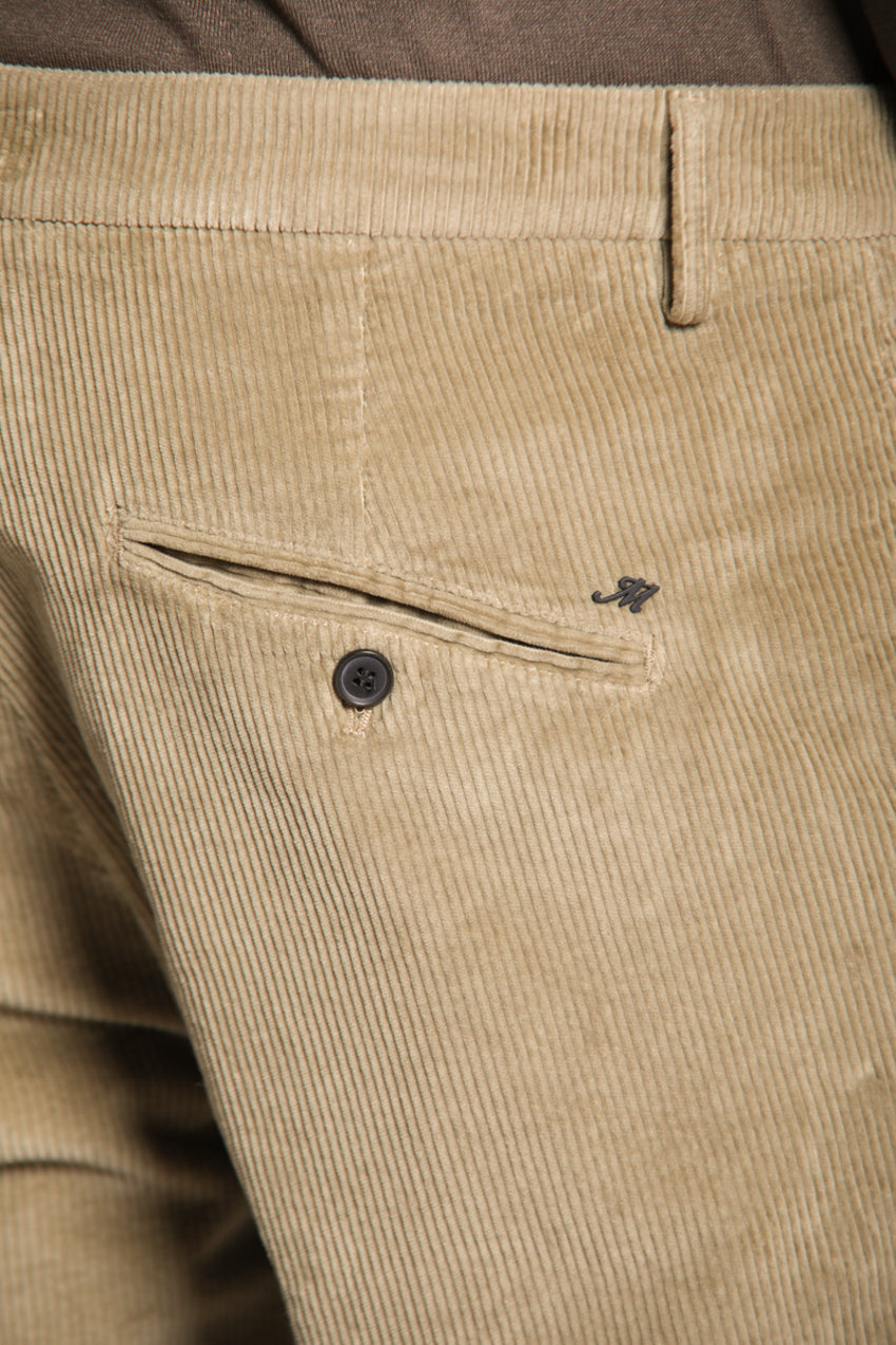 Foto 2 Osaka pantalone chino uomo in velluto 500 righe carrot fit
