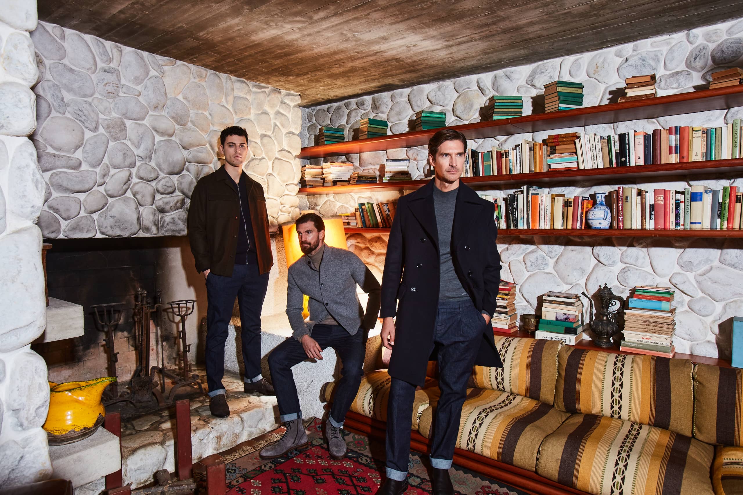 Denim Uomo Invernali Sartoriali