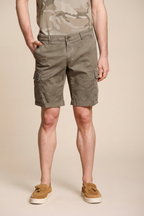 Chile bermuda cargo homme en coton imprimé camouflage slim fit ①