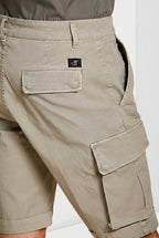 Chile bermuda cargo homme en satin stretch slim fit ①