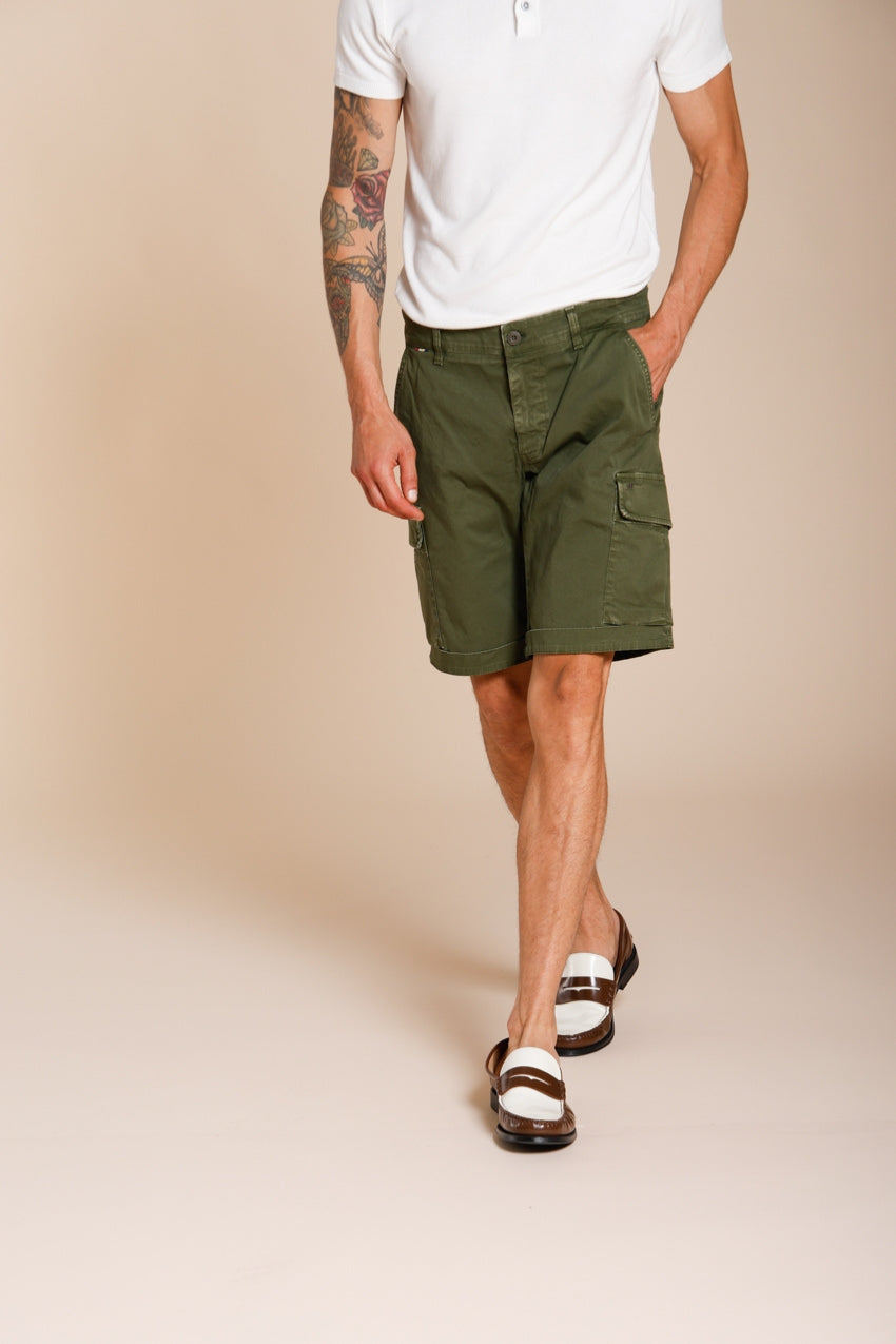 Chile Herren Cargo Bermuda aus Stretch Satin slim fit ①