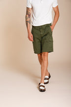 Chile Herren Cargo Bermuda aus Stretch Satin slim fit ①