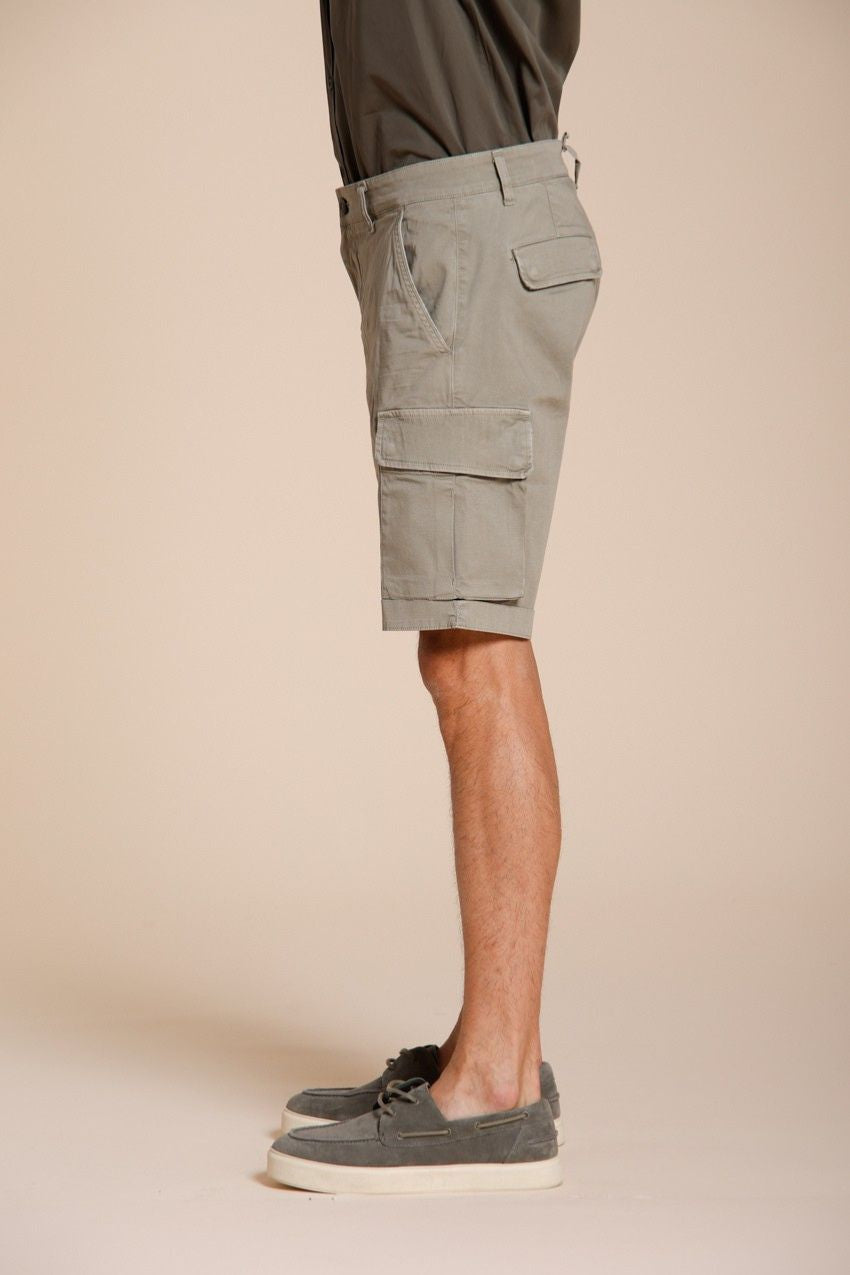 Chile Herren Cargo Bermuda aus Stretch-Satin slim fit ①