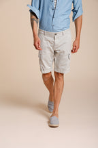 Chile Bermuda Cargo Herren aus Stretchsatin slim fit ①