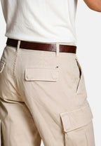 Chile bermuda cargo uomo in raso stretch slim fit ①