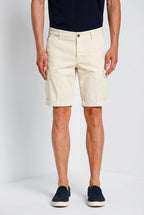 Chile men's cargo bermuda stretch satin slim fit ①