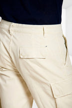 Chile men's cargo bermuda stretch satin slim fit ①