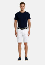 Chile bermuda cargo uomo in raso stretch slim fit ①