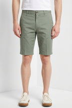 John Coolkhinos bermuda chino uomo in cotone pima logo edition carrot fit ①