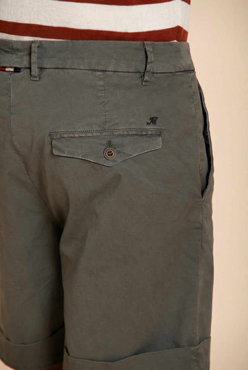 Chinos bermuda chino homme en twill léger stretch relaxed fit