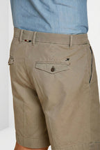 Pinces Bermuda Chino Herren aus Oxford-Canvas relaxed fit