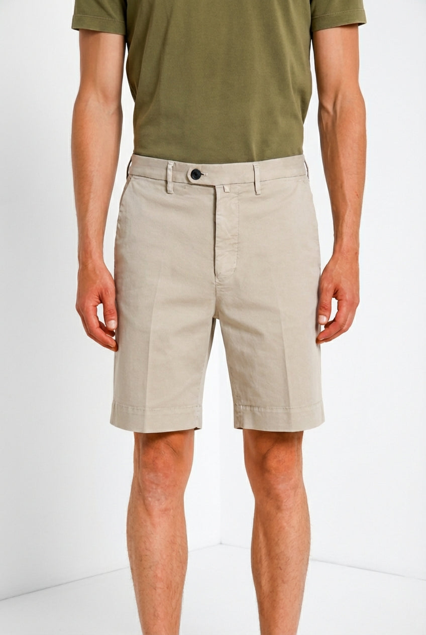 Boston Delamere Herren Chino Bermuda aus Stretch-Twill relaxed fit