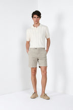 Boston Delamere Herren Chinoi Bermuda aus Stretch Twill relaxed fit