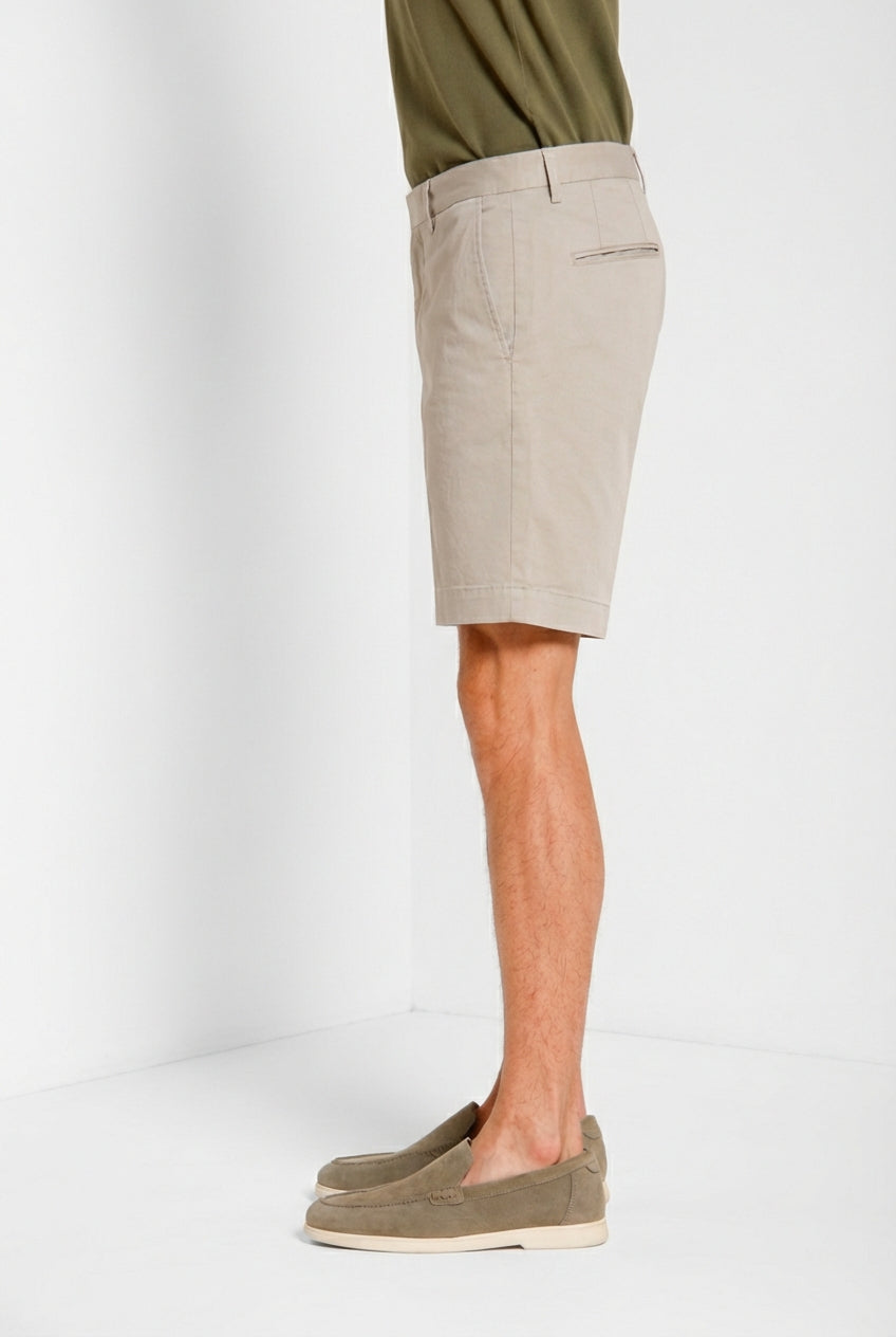 Boston Delamere Herren Chino Bermuda aus Stretch-Twill relaxed fit