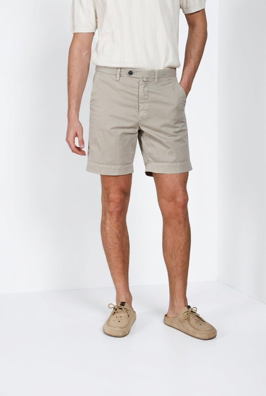 Boston delamere bermuda chino homme en twill stretch relaxed fit