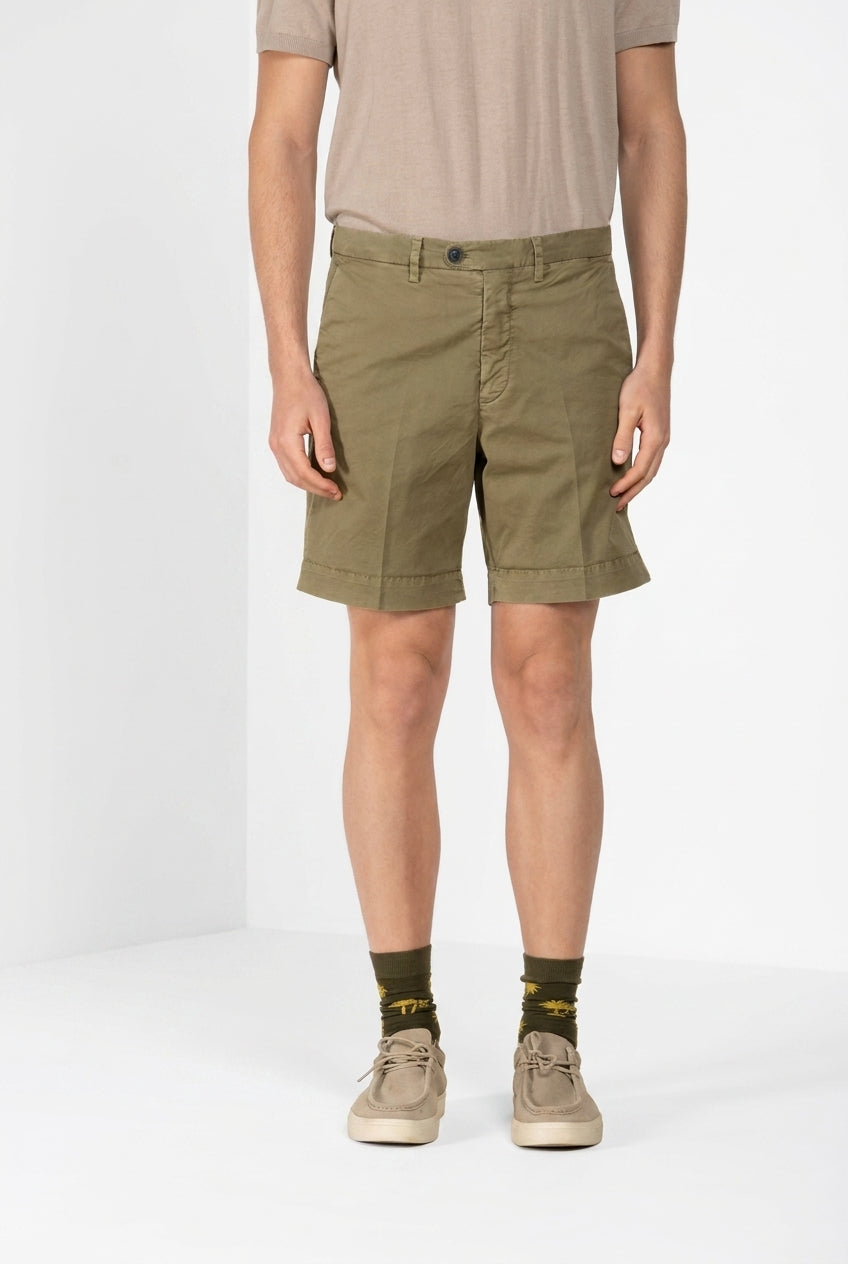 Boston delamere bermuda chino homme en twill stretch relaxed fit