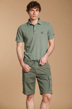 Cargo M74 bermuda cargo homme en twill de coton pima Relaxed fit 