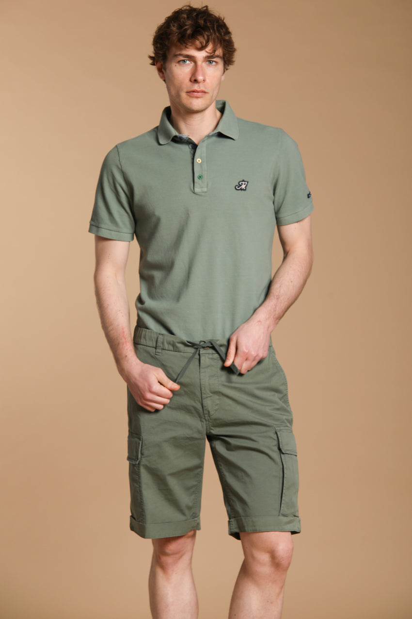Cargo M74 bermuda cargo homme en twill de coton pima Relaxed fit 