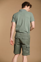 Cargo M74 bermuda cargo homme en twill de coton pima Relaxed fit 