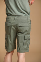 Cargo M74 bermuda cargo homme en twill de coton pima Relaxed fit 