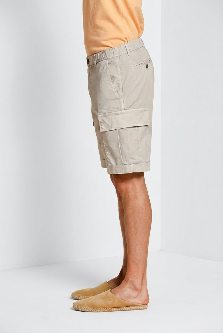 Cargo M74 Bermuda Cargo Herren aus Stretch-Gabardine relaxed fit