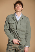 Flyshirt giacca camicia uomo in canapa