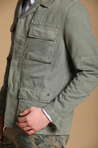 Flyshirt giacca camicia uomo in canapa