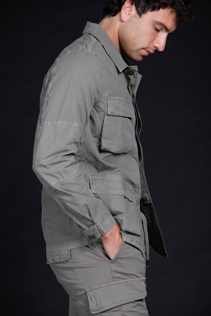 Flyshirt shirt man jacket Logo edition in stretch ripstop