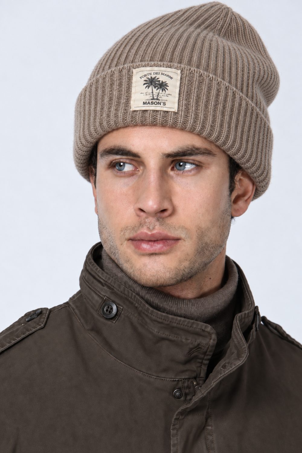 Mason’s Unisex-Mütze aus Wolle und Kaschmir