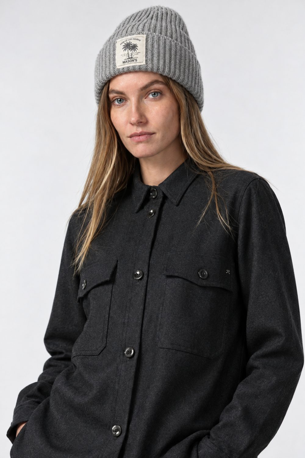 Mason’s Bonnet Unisexe en Laine et Cachemire