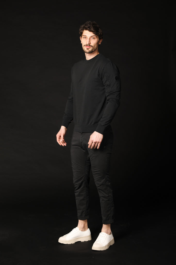 Image 2 of Marlon, a men's black hoodie, regular fit by Mason's