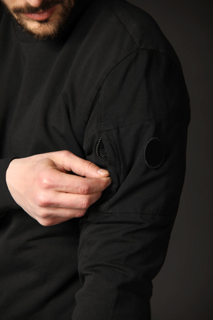 Image 3 of Marlon, a men's black hoodie, regular fit by Mason's