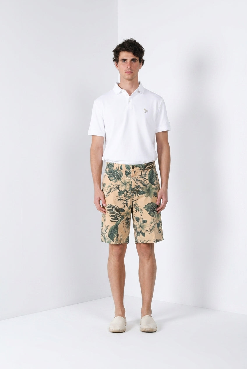 Leopardi Poloshirt Herren aus Pikee ①