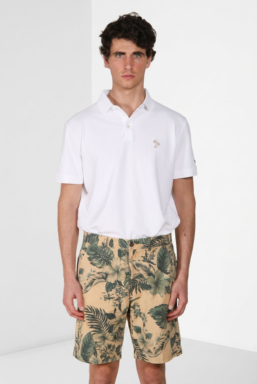 Leopardi polo homme en piqué ①