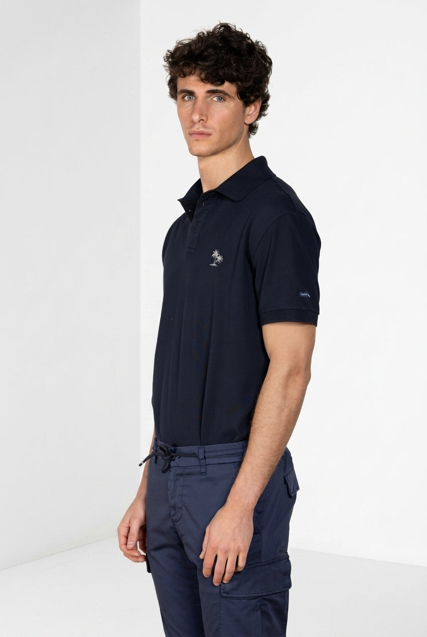 Leopardi polo homme en piqué ①